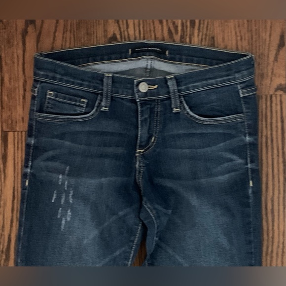 FLYING MONKEY Women’s 27 x 31 Blue Denim Skinny Jeans slightly distressed - Picture 4 of 6